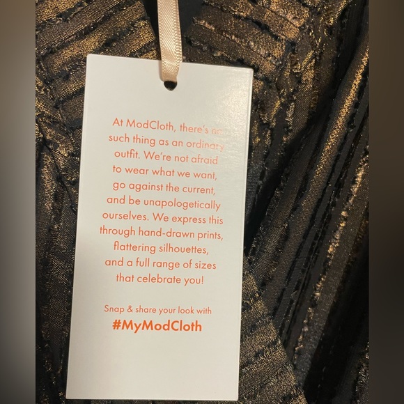 Metallic Maxi dress, great for holidays! - Picture 7 of 7